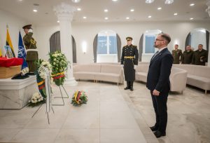  Pagerbtas ir išlydėtas Lietuvoje miręs Belgijos karys