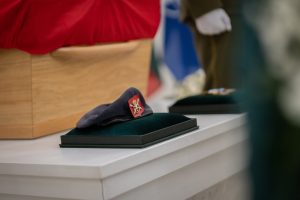  Pagerbtas ir išlydėtas Lietuvoje miręs Belgijos karys