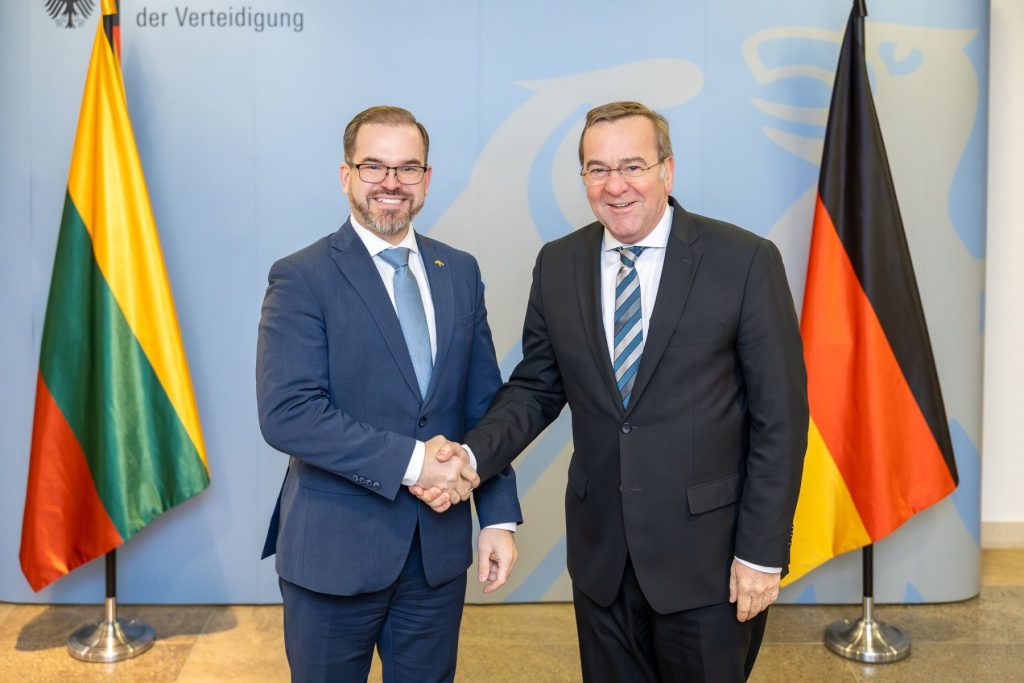 Today Lithuania and Germany partner to strengthen the new security architecture in Europe, says R. Kaunas