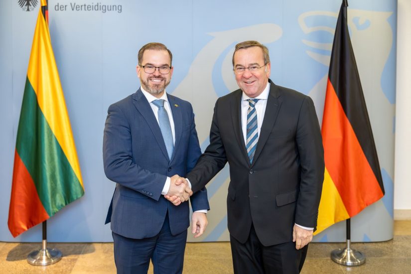 Today Lithuania and Germany partner to strengthen the new security architecture in Europe, says R. Kaunas