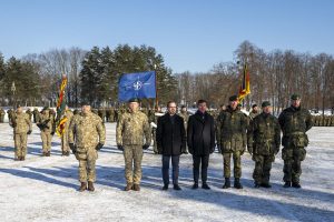  NATO daugianacionalinė kovinė grupė tapo sudėtine Lietuvoje dislokuotos Vokietijos brigados dalimi