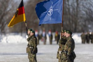  NATO daugianacionalinė kovinė grupė tapo sudėtine Lietuvoje dislokuotos Vokietijos brigados dalimi