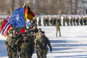  NATO daugianacionalinė kovinė grupė tapo sudėtine Lietuvoje dislokuotos Vokietijos brigados dalimi