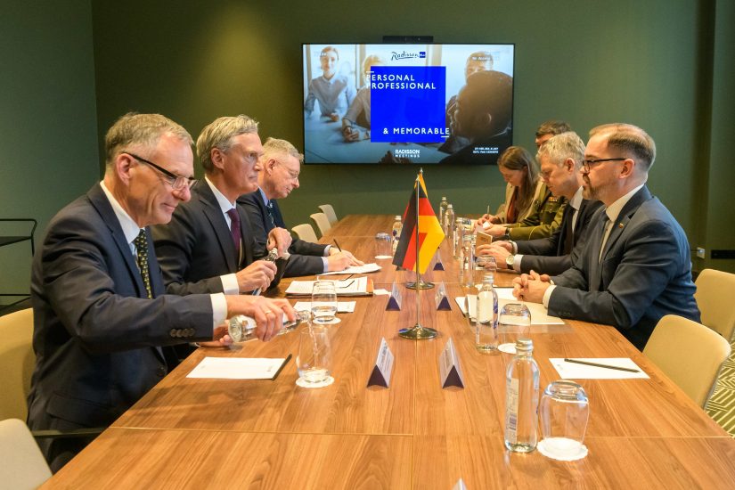 The German Brigade in Lithuania is a signal that Alliance defence begins here and now, says Minister R. Kaunas