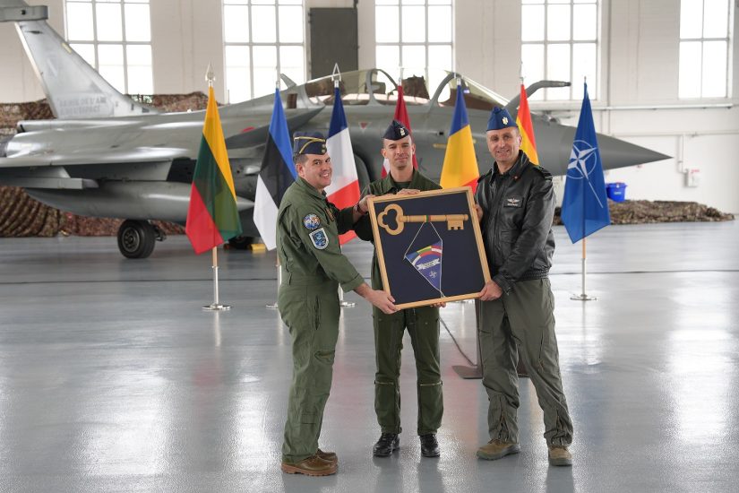 Responsibility for security of the Baltic skies transferred to the French and Romanian Air Forces