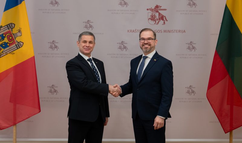 Krašto apsaugos ministras susitiko su Moldovos gynybos ministru