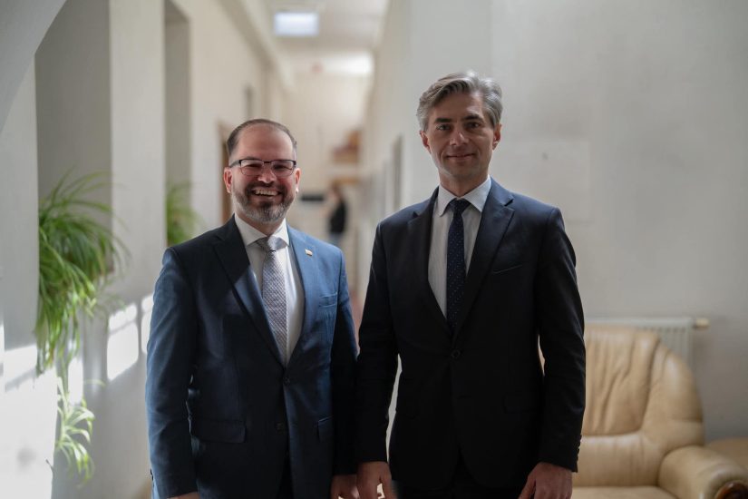 Ketvirčio susitikime ministrai R. Kaunas ir K. Budrys aptarė artimiausius darbus