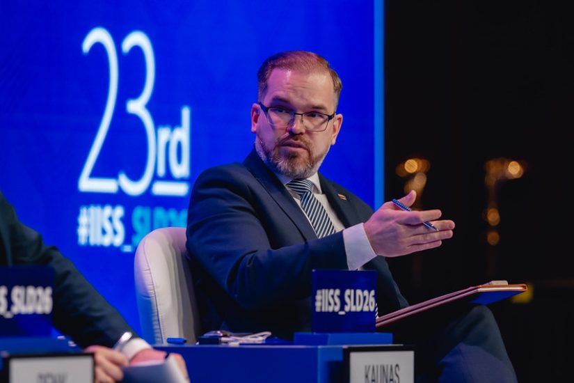 Our regions face the same kind of hybrid threats, says R. Kaunas in the Shangri-La Dialogue in Singapore   