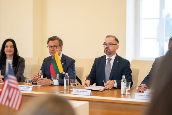  R. Kaunas discussed regional security with U.S. Congressmen: Lithuania is called an exemplary Ally  