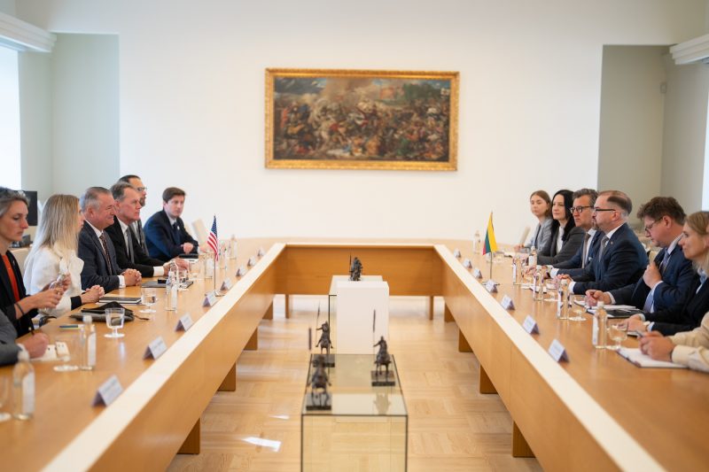 R. Kaunas discussed regional security with U.S. Congressmen: Lithuania is called an exemplary Ally  