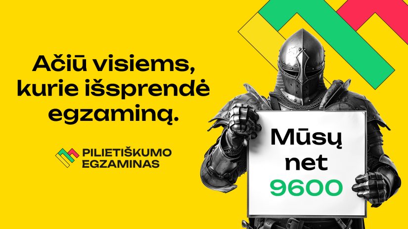 Pilietiškumo egzamine žinias pasitikrino beveik 10 tūkst. dalyvių