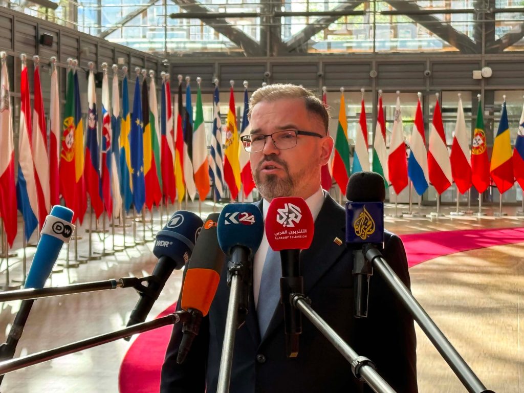 Let’s not waste energy talking about a European Army, says Minister of National Defence Robertas Kaunas in Brussels  