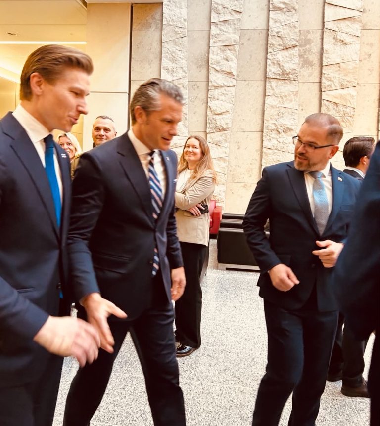  Lithuania demonstrates leadership by investing in its own security and puts emphasis on support to Ukraine, says R. Kaunas at the NATO Defence Ministerial