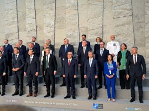  R. Kaunas NATO ministrų susitikime: Lietuva rodo lyderystę investuojant į savo saugumą, akcentuoja tęstinės paramos Ukrainai svarbą
