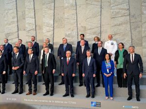  Lithuania demonstrates leadership by investing in its own security and puts emphasis on support to Ukraine, says R. Kaunas at the NATO Defence Ministerial