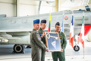 Šiauliuose Italijos oro gynybos kontingentas pakeitė NATO oro policiją vykdžiusius Prancūzijos ir Rumunijos kontingentus