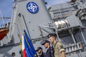 Lithuanian officer assumes command of the Standing NATO Mine Countermeasures Group 1