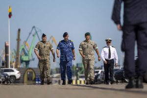 Lithuanian officer assumes command of the Standing NATO Mine Countermeasures Group 1