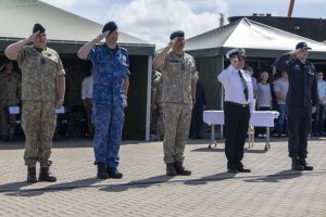  Lithuanian officer assumes command of the Standing NATO Mine Countermeasures Group 1