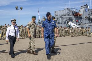  Lithuanian officer assumes command of the Standing NATO Mine Countermeasures Group 1