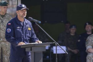  Lithuanian officer assumes command of the Standing NATO Mine Countermeasures Group 1
