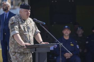  Lithuanian officer assumes command of the Standing NATO Mine Countermeasures Group 1