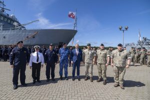  Lithuanian officer assumes command of the Standing NATO Mine Countermeasures Group 1