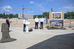  Oficialiai startuoja Rūdninkų karinio miestelio II etapo statybos