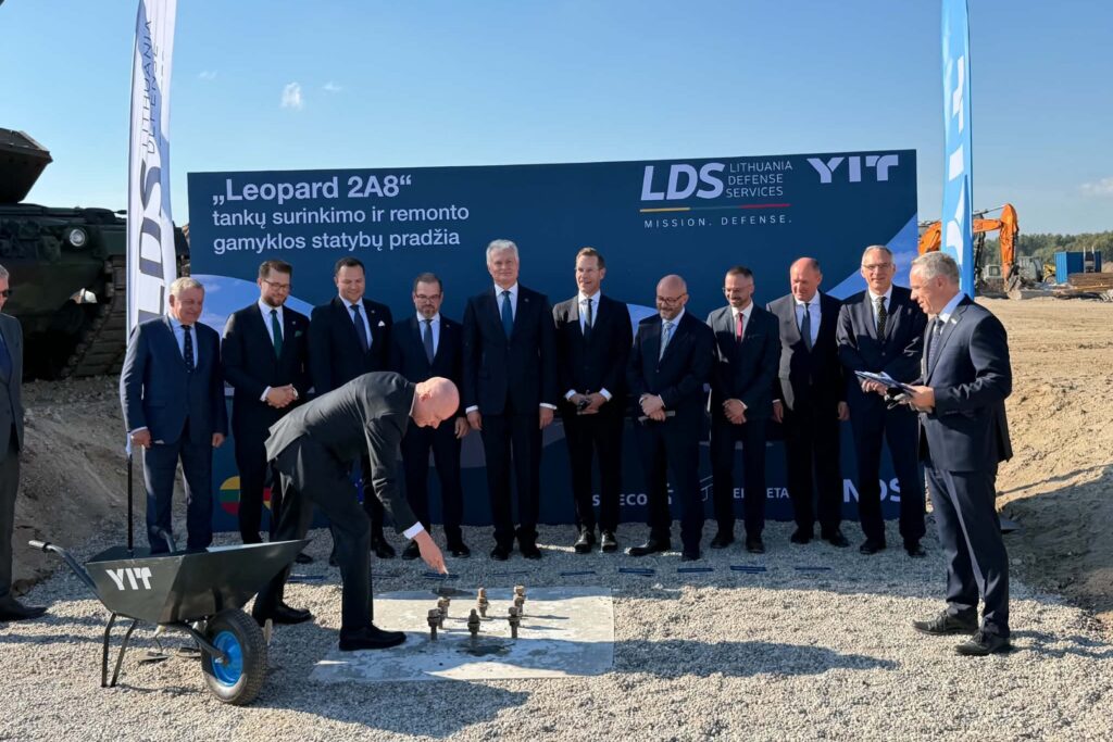 Pradėta „Leopard 2A8“ tankų surinkimo ir remonto gamyklos statyba